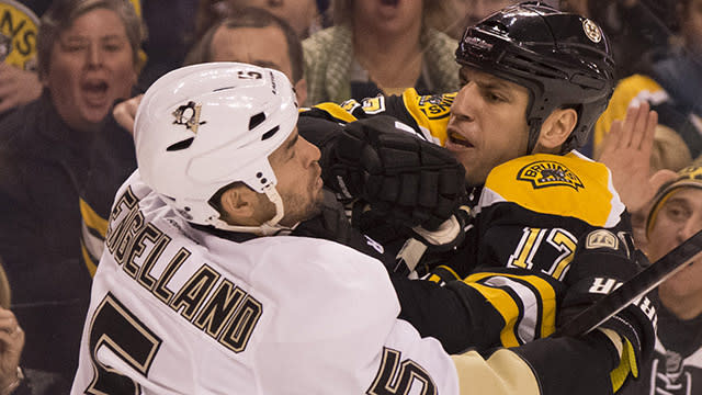 Bruins-Pens rivalry all about 'message-sending'