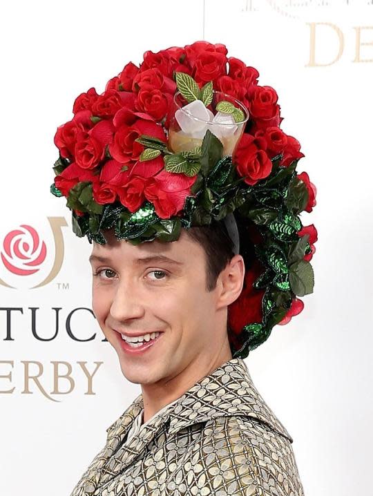 Johnny Weir’s Derby Hat Designer Dishes on His Mint Julep and Rose ...