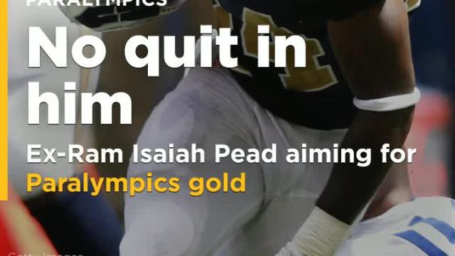 Ex-Ram Isaiah Pead aiming for Paralympics gold after losing his leg