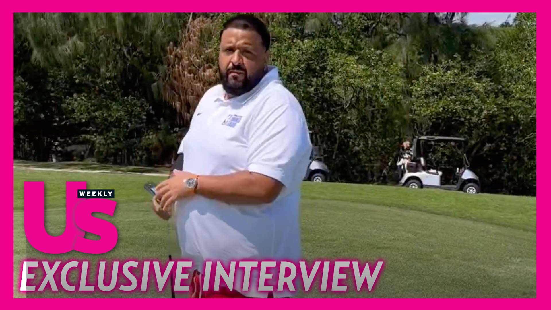 DJ Khaled has dropped over 20 pounds since taking up golf