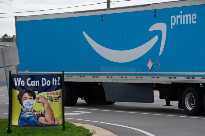 Amazon accused of interfering in Alabama union rerun election