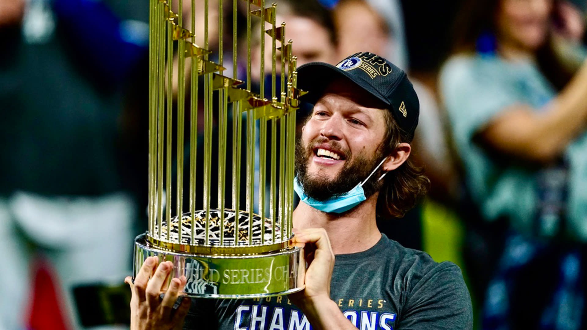 The look on Clayton Kershaw's face the moment the Dodgers won the