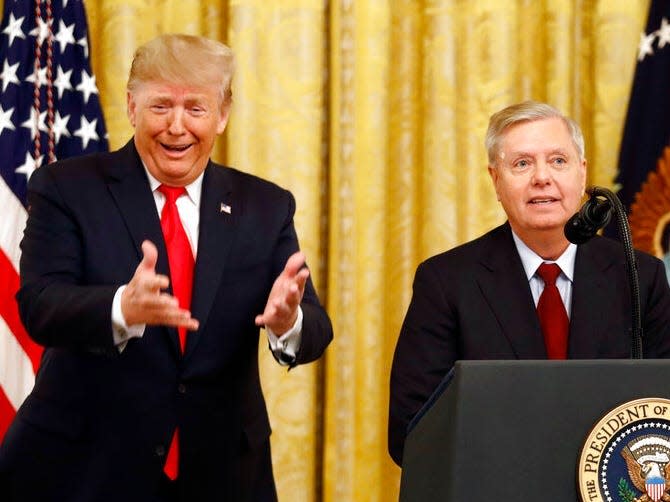 Lindsey Graham told Trump he could win in 2024 and make 'one of the greatest pol..