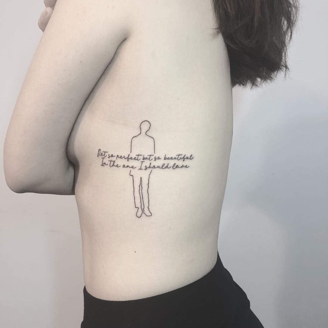 Lyrics Tattoo On Your Shoulder