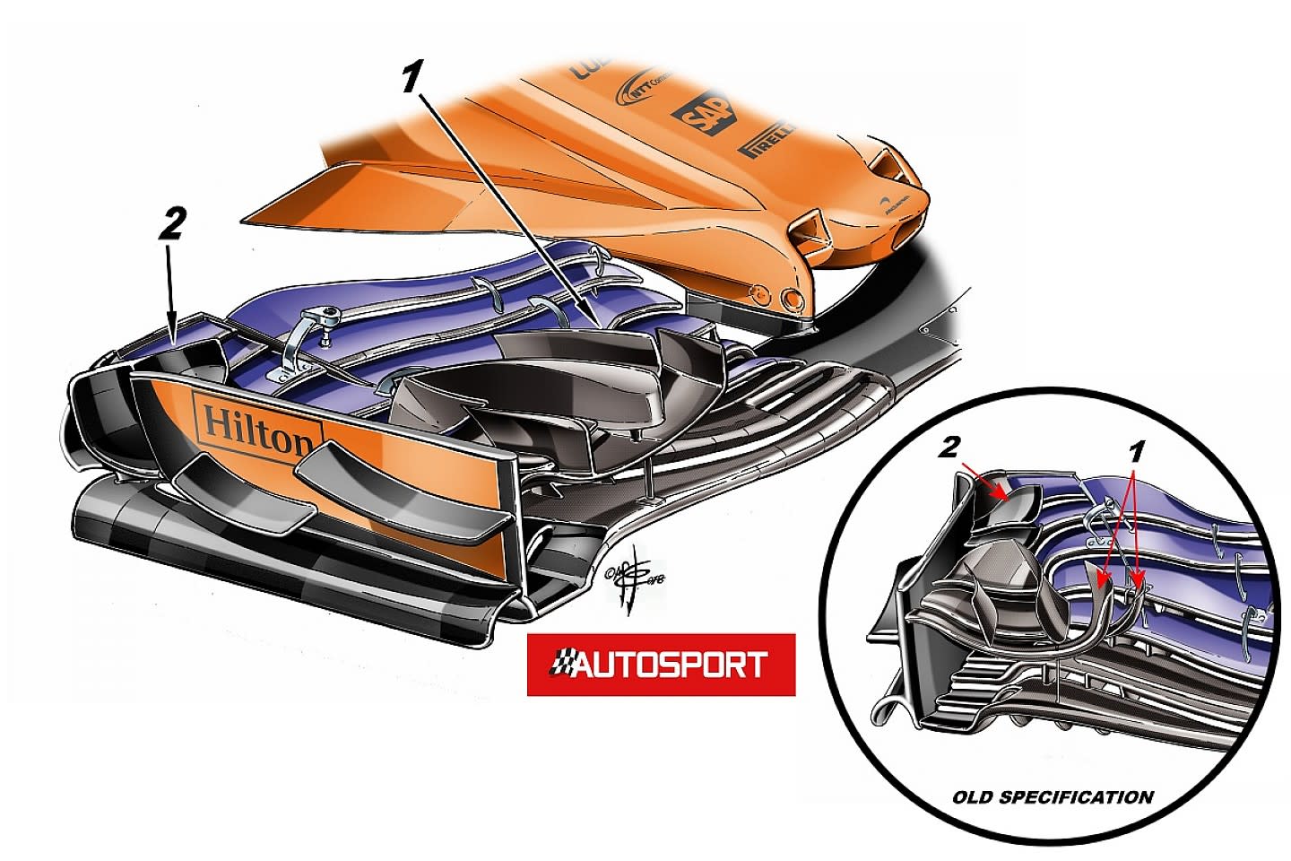 The new F1 front wing McLaren didn't risk racing in Monaco