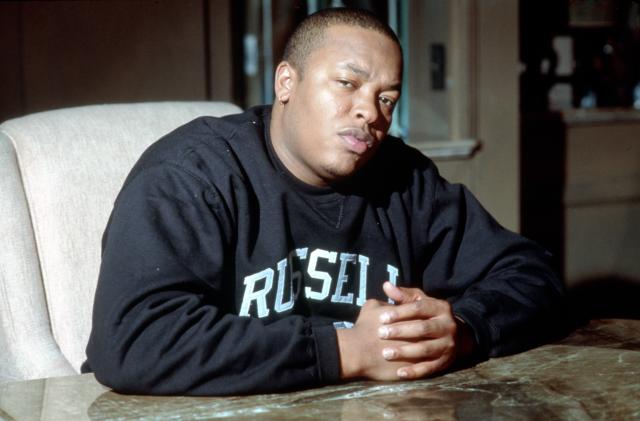 NEW YORK - 1992: Music mogul Dr. Dre poses for a portait in 1992 in New York City, New York. (Photo by Ken Weingart/Michael Ochs Archives/Getty Images)   