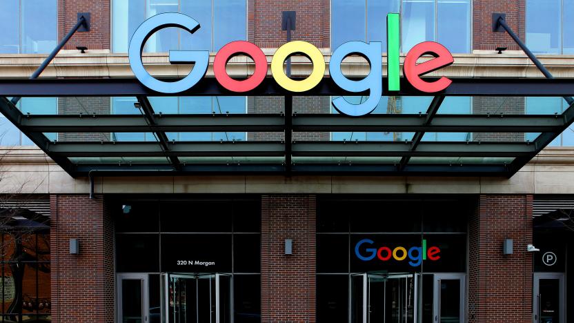 CHICAGO - FEBRUARY 02:  Google Chicago Headquarters in Fulton Market in Chicago, Illinois on February 2, 2020.  (Photo By Raymond Boyd/Getty Images)