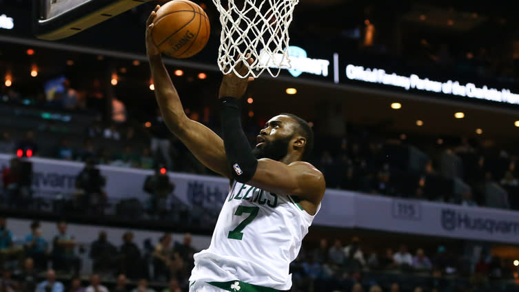 Jaylen Brown won't attribute early-season success to Kyrie Irving’s departure