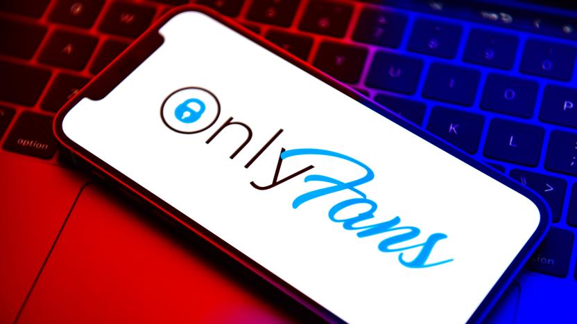 CHINA - 2021/08/22: In this photo illustration, an OnlyFans logo seen displayed on a smartphone. (Photo Illustration by Sheldon Cooper/SOPA Images/LightRocket via Getty Images)