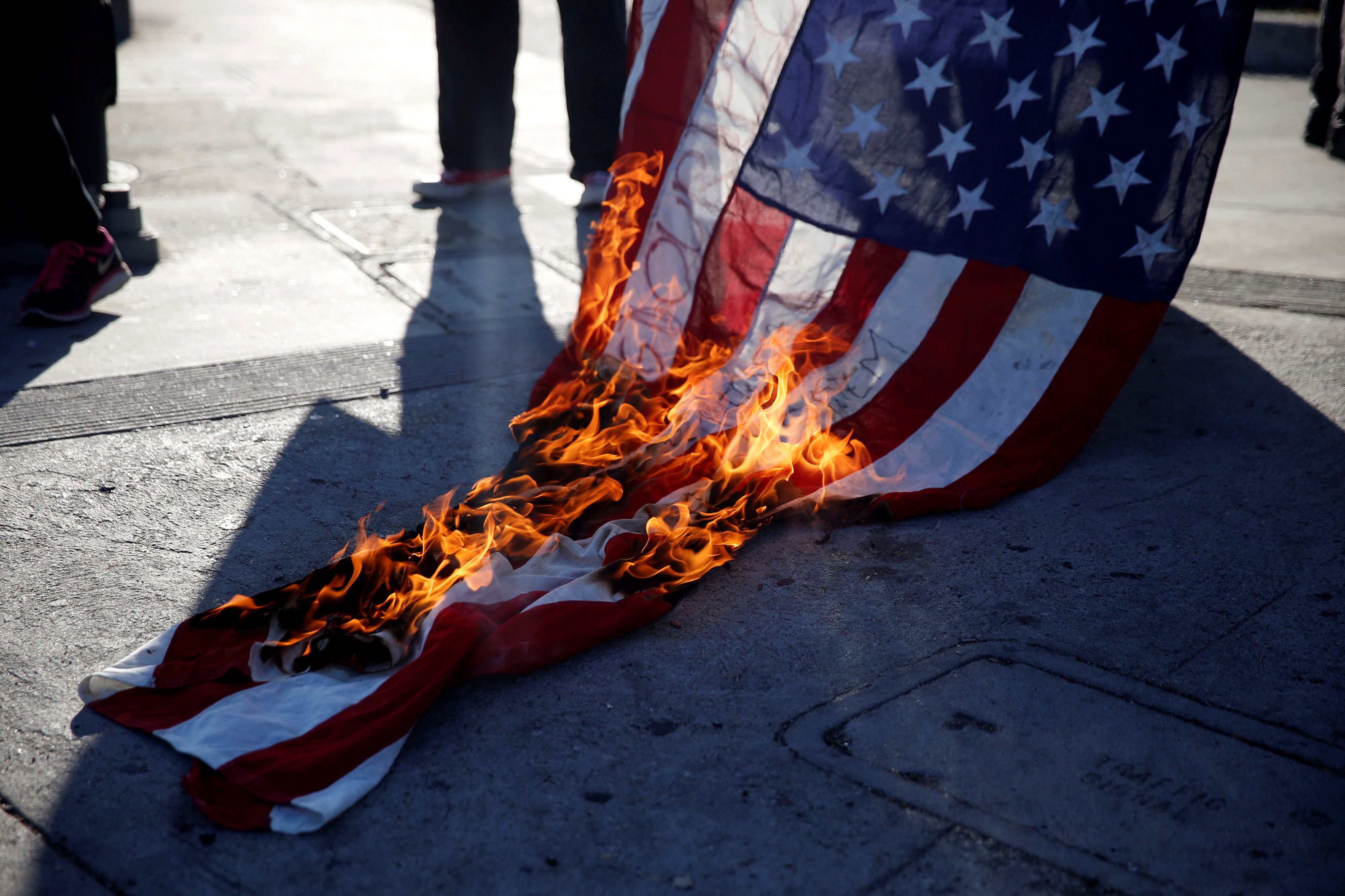 Here's the Funny Thing About Trump’s Flag-Burning Tweet