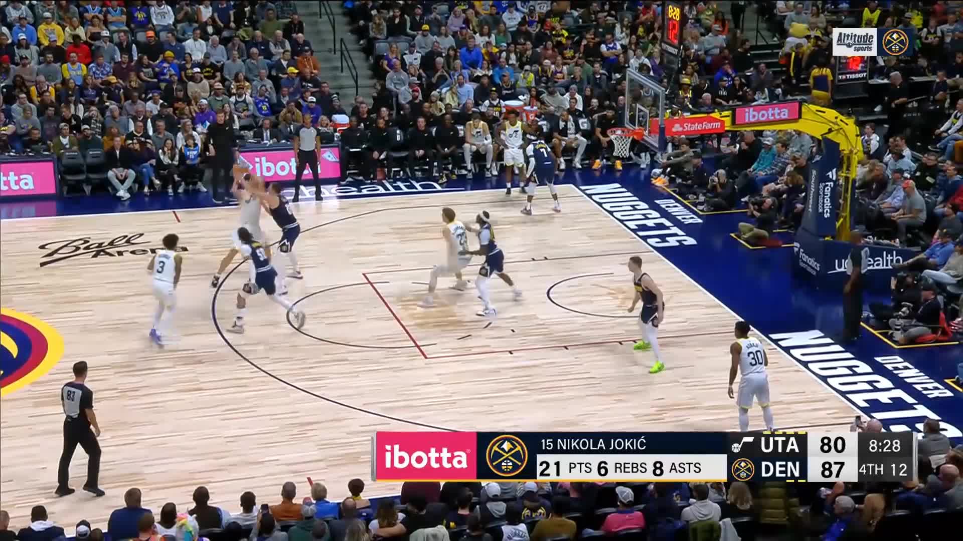 Christian Braun with a 2 Pt vs. Utah Jazz