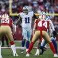 49ERSRICE2-C-24SEP-SP-MAC San Francisco Forty Niners v. Dallas Cowboys.49er  80- Jerry Rice clutches the football in the endzone, after his second TD of  the day. by Michael Macor/The Chronicle (MICHAEL MACOR/San Francisco  Chronicle