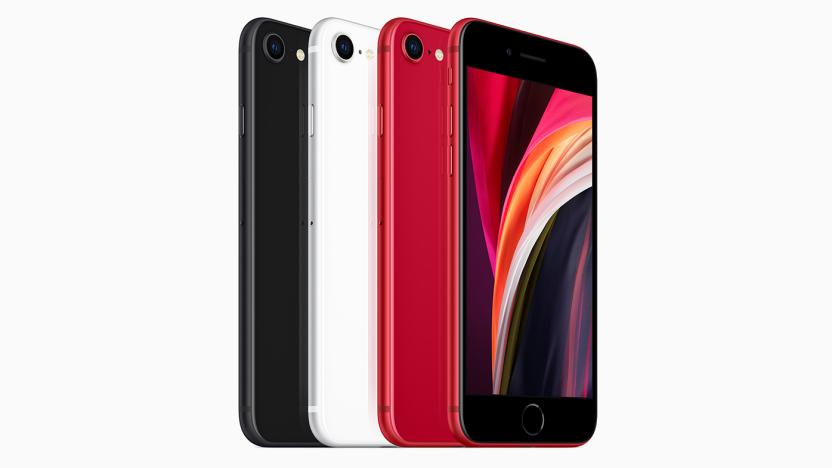 iPhone SE (2020)
Black, white, and PROJECT(RED)