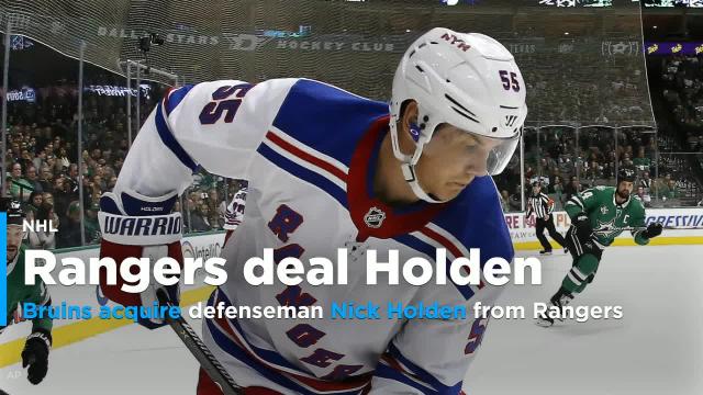 Bruins acquire defenseman Nick Holden from Rangers