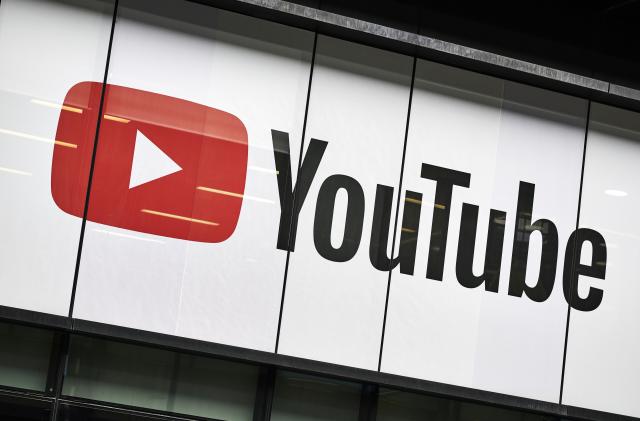 LONDON, UNITED KINGDOM - JUNE 4: Detail of the YouTube logo outside the YouTube Space studios in London, taken on June 4, 2019. (Photo by Olly Curtis/Future via Getty Images)