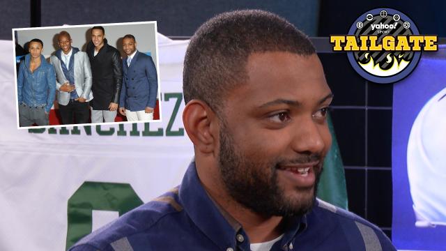 Tailgate: JLS member JB Gill compares the band to an NFL team and who would be captain