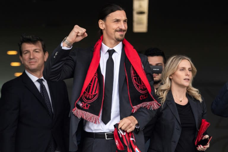 Not just a mascot: Ibrahimovic off the mark in AC Milan friendly