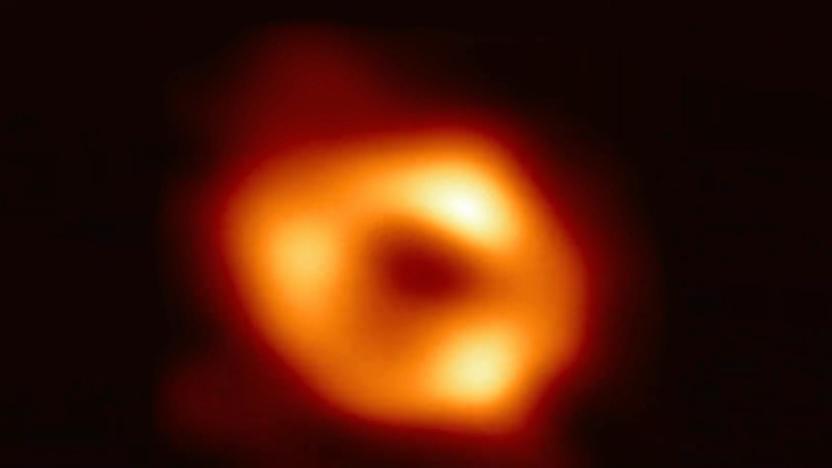 Black hole at center of Milky Way galaxy