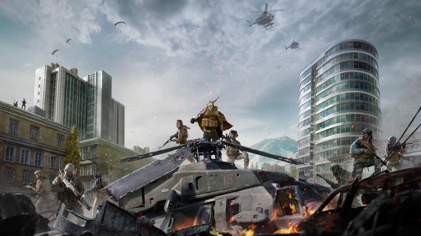 A promotional image for Call of Duty: Warzone