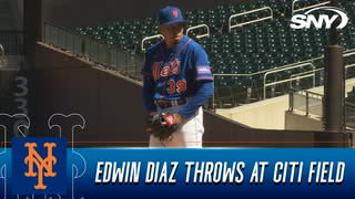 Edwin Diaz recovery update: Mets' star closer throwing at 150 feet,  'meeting every benchmark