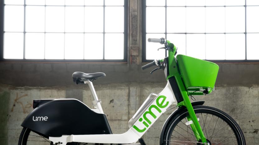 Lime&#39;s latest e-bike, the Gen4.