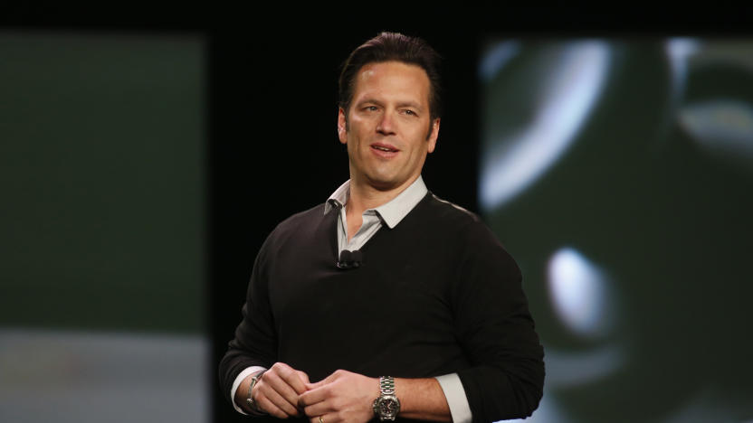 Phil Spencer, corporate vice president for Microsoft Studios, speaks during a press event unveiling Microsoft's new Xbox in Redmond, Washington May 21, 2013.  REUTERS/Nick Adams  (UNITED STATES - Tags: SCIENCE TECHNOLOGY ENTERTAINMENT)