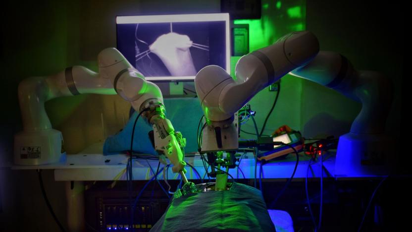 Robot performed tricky surgery on pigs without human aid