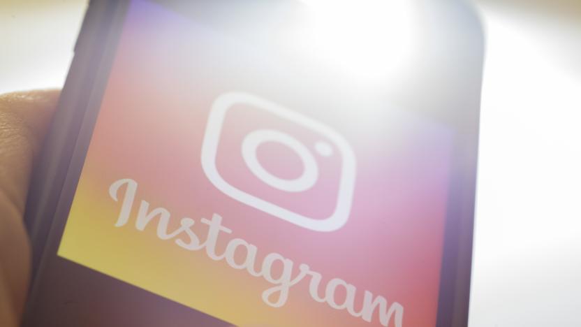 BERLIN, GERMANY - OCTOBER 05: The Logo of photo and video-sharing social networking service Instagram is displayed on a smartphone on October 05, 2018 in Berlin, Germany. (Photo by Thomas Trutschel/Photothek via Getty Images)