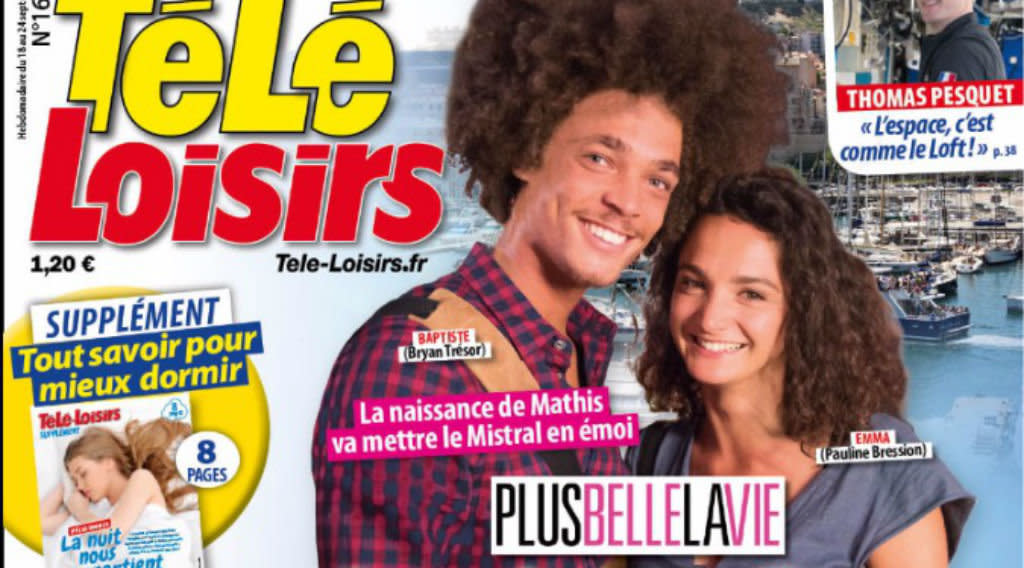 A La Une De Tele Loisirs Un Nouveau Bebe Dans Plus Belle La Vie