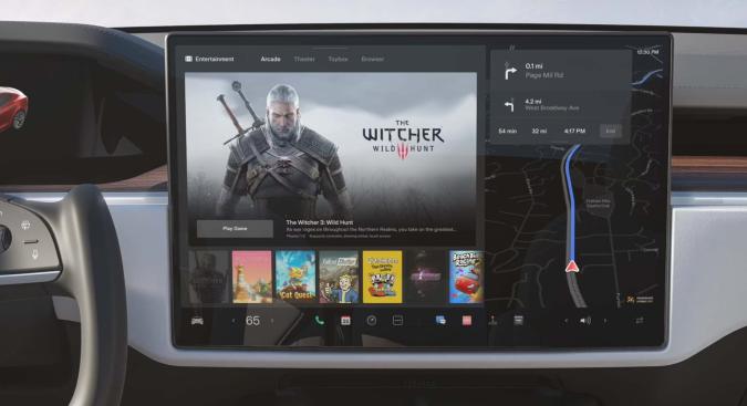 Tesla&#39;s in-dash video games can be played even while driving (updated) | Engadget