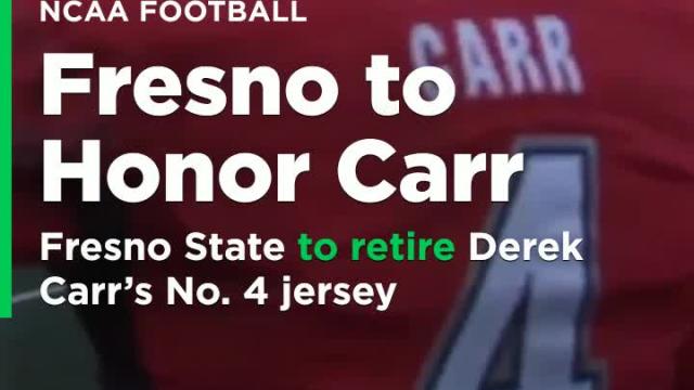 Fresno State to retire Derek Carr's No. 4 jersey