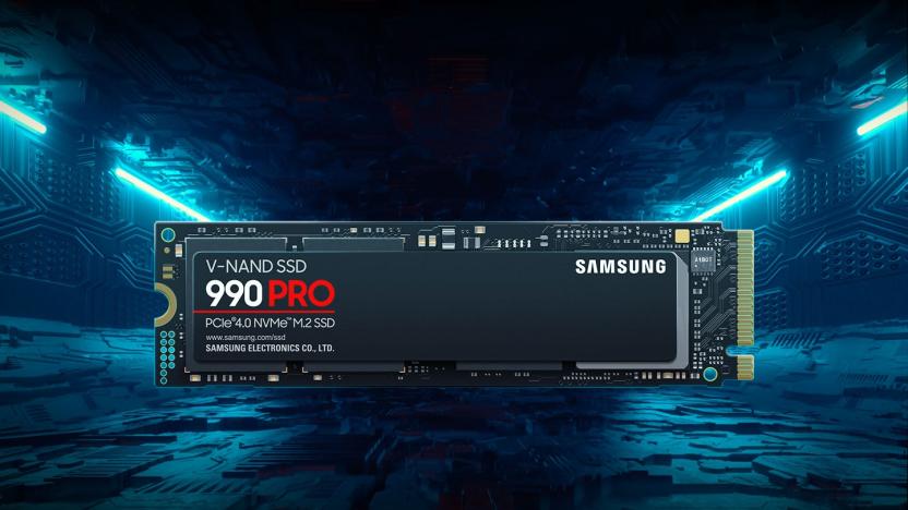 Samsung adds a 4TB option to its latest high-speed 990 Pro PCI-4 SSDs