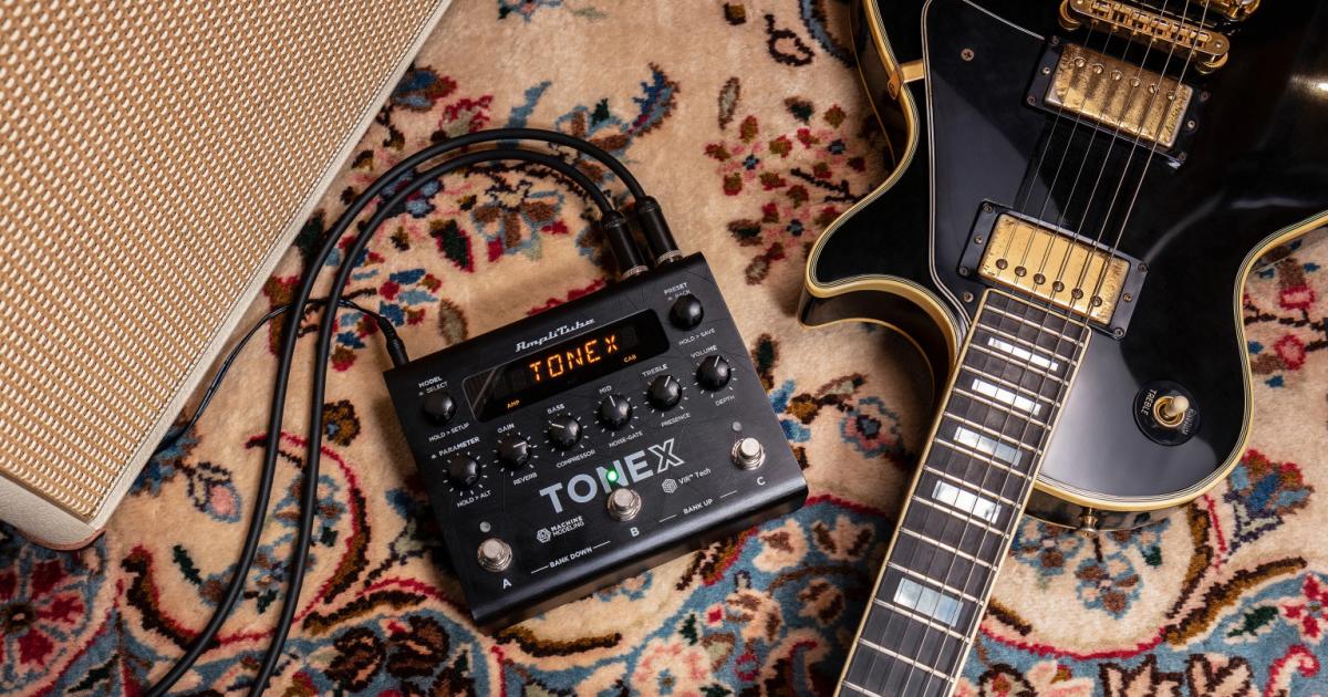 IK Multimedia ToneX Pedal puts AI-powered guitar rig modeling at