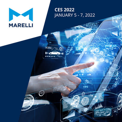 Marelli wird auf der CES 2022 Automobillösungen der nächsten Generation präsentieren, wobei der Schwerpunkt auf internem Know-how und Partnertechnologie liegt