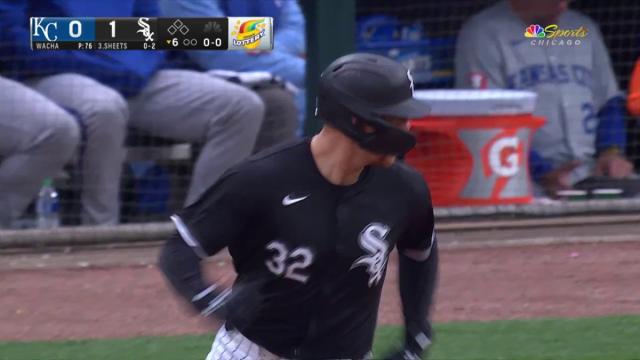 WATCH: Gavin Sheets homers off the foul pole