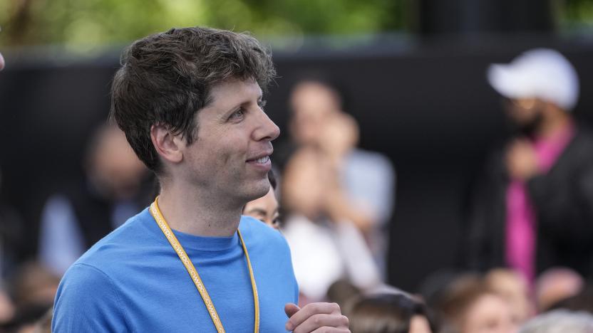 OpenAI CEO Sam Altman attends an Apple event announcing new products in Cupertino, Calif., Monday, June 10, 2024. (AP Photo/Jeff Chiu)