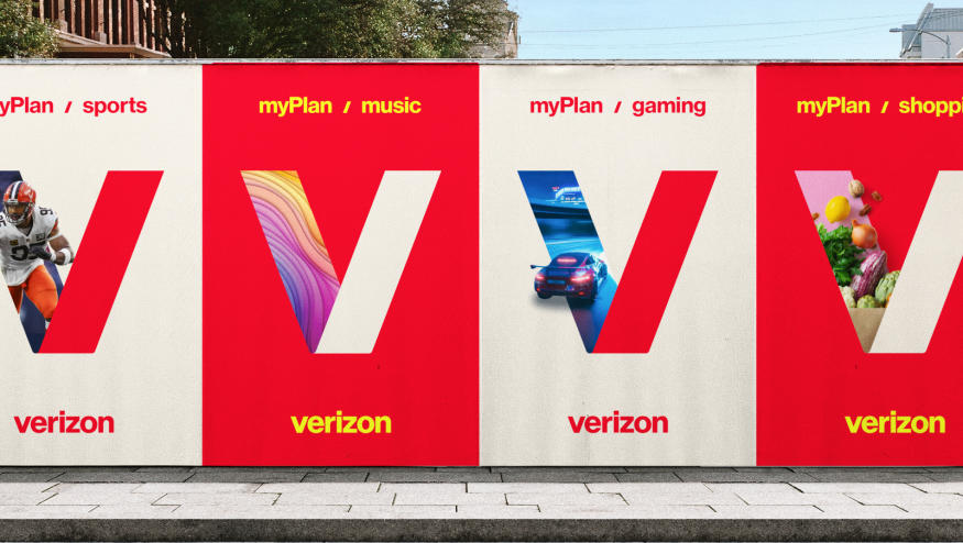 Verizon posters.