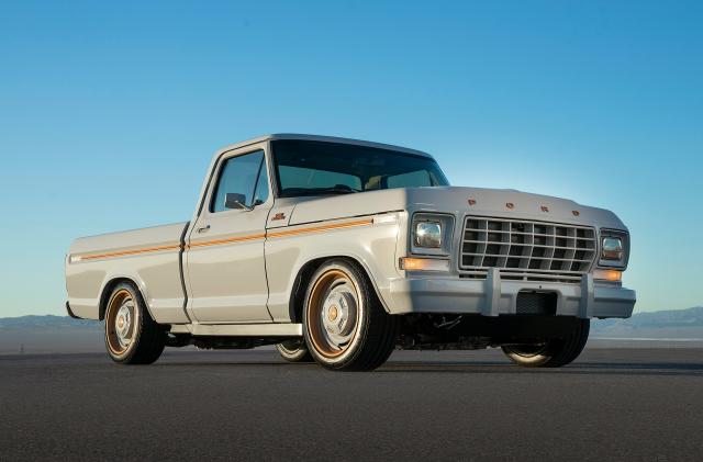 Ford F-100 Eluminator electric concept truck