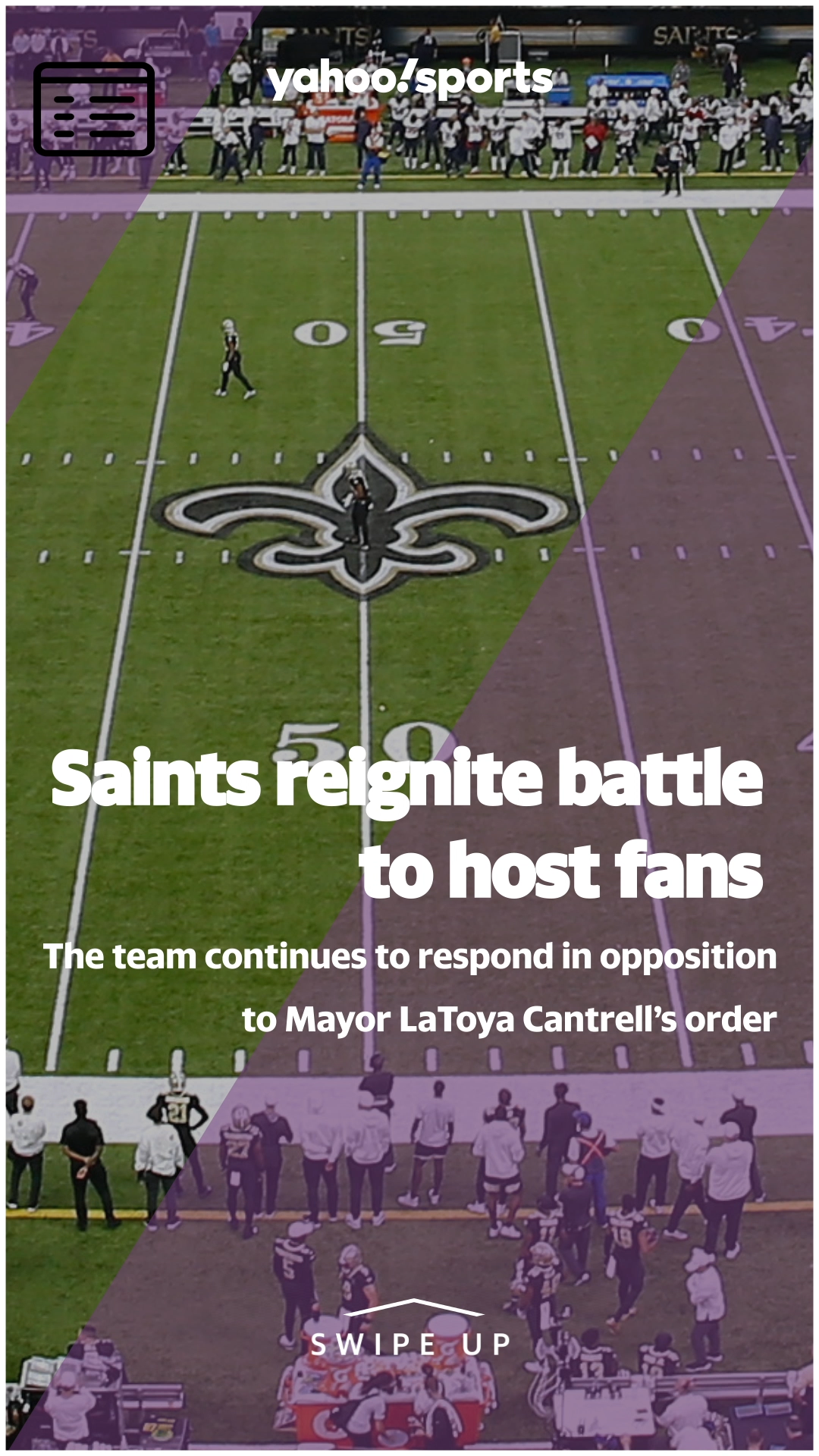 Saints respond to New Orleans Mayor LaToya Cantrell