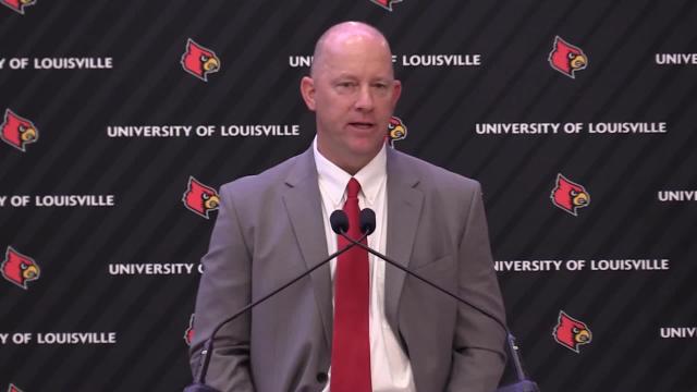 Jeff Brohm talks about how left Purdue for Louisville