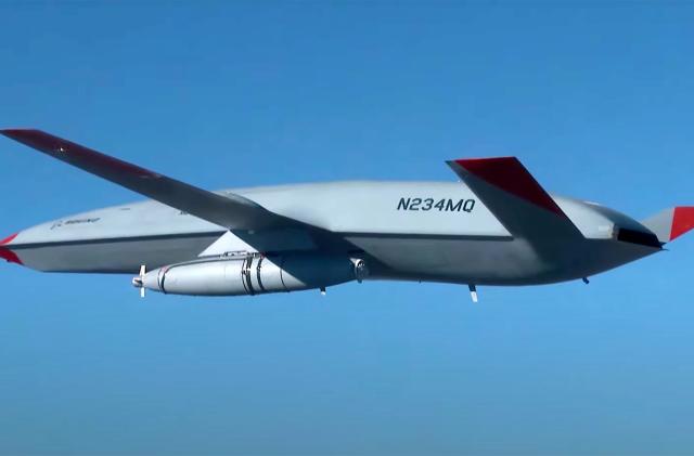 Boeing MQ-25 mid-are refueling fuel tanker drone