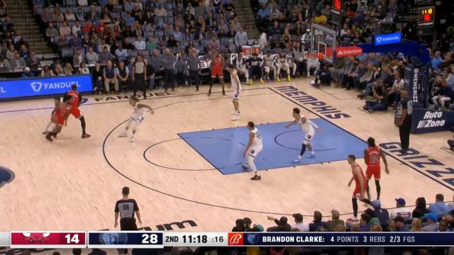 Andre Drummond with a 2-pointer vs the Memphis Grizzlies