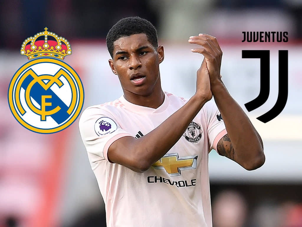 Marcus Rashford Linked With Real Madrid And Juventus