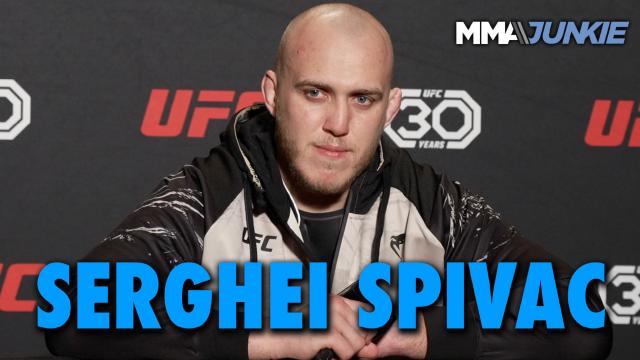 Serghei Spivac lobbies for another step up in competition after UFC Fight Night 218 dominance