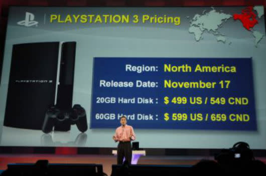 ps3 launch cost