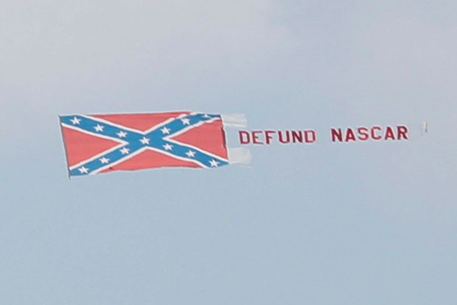 A Confederate Flag Banner Was Flown Over the NASCAR All ...