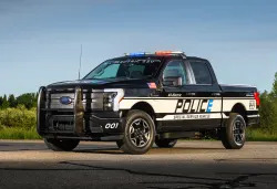 2023 F-150 Lightning Pro SSV police truck