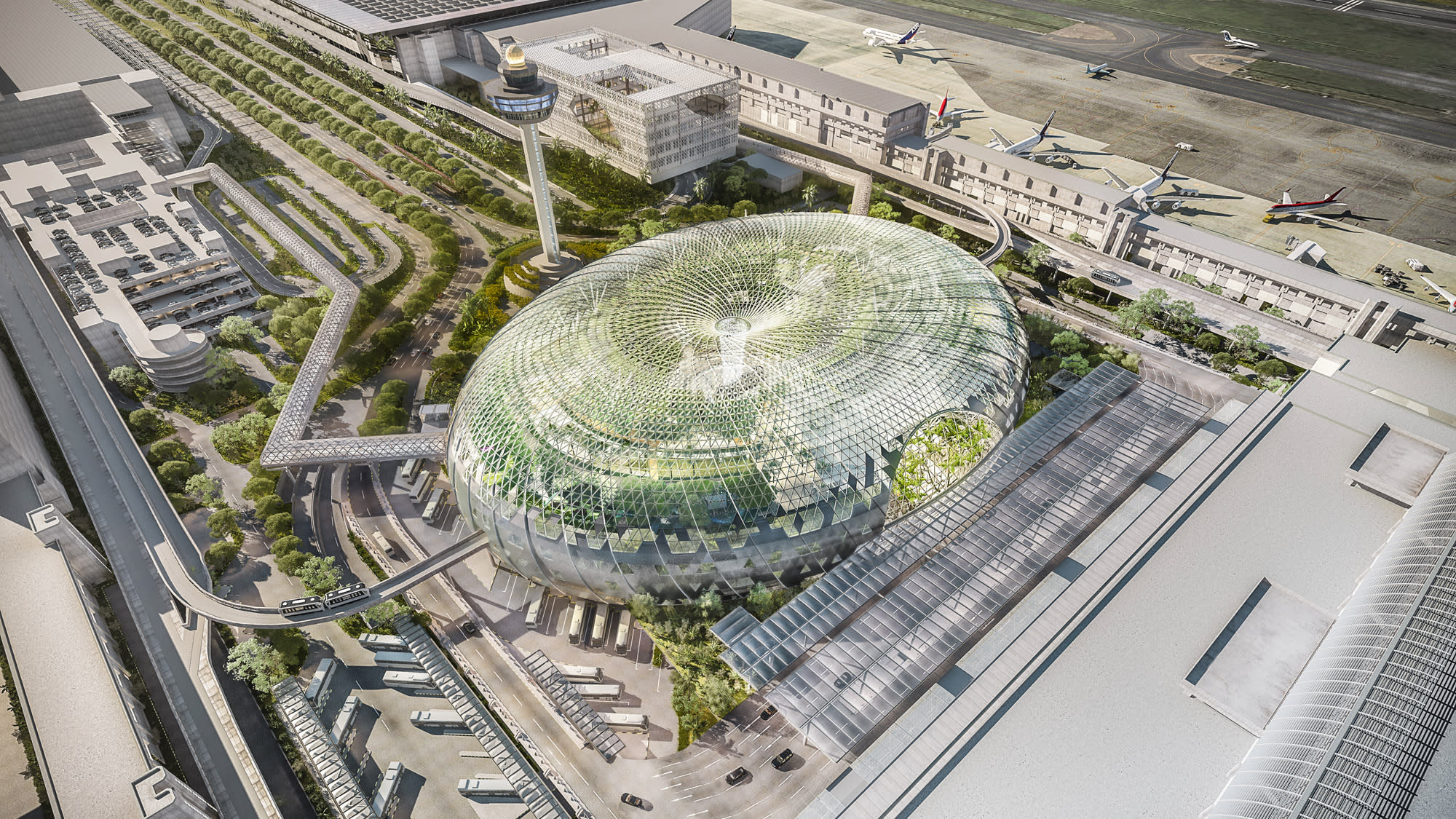 Singapore Airport To Get Indoor Rainforest And World S Tallest