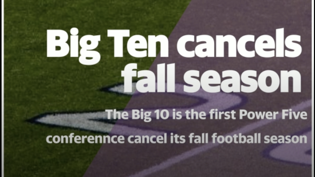 Big Ten cancels fall football season, hopes to play in spring