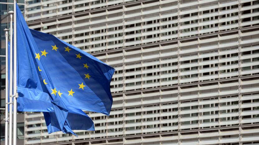 Outside view of the European Commission headquarters during the coronavirus disease (COVID-19) outbreak in Brussels, Belgium, April 23, 2020. REUTERS/ Johanna Geron